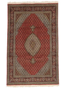 Tapete Oriental Tabriz 40 Raj 200X315 Vermelho Escuro/Castanho (Lã, Pérsia/Irão)