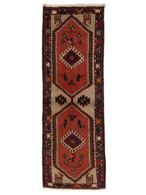  Persisk Klardasht Teppe 64X187Løpere Svart/Mørk Rød (Ull, Persia/Iran)