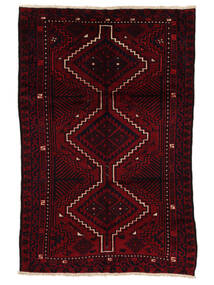 154X243 Χαλι Ανατολής Lori Μαύρα/Σκούρο Κόκκινο (Μαλλί, Περσικά/Ιρανικά) Carpetvista