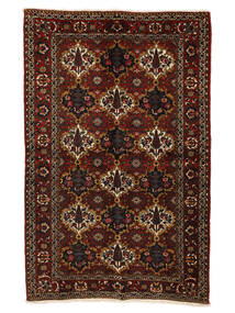  Bakhtiari Collectible Tepih 130X202 Perzijski Vuneni Crna/Braon Mali Sag Carpetvista