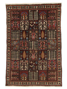  Bakhtiar Collectible Vloerkleed 105X156 Perzisch Wol Zwart/Donkerrood Klein Carpetvista