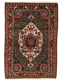  Bakhtiari Collectible Tepih 112X162 Perzijski Vuneni Crna/Tamno Crvena Mali Sag Carpetvista