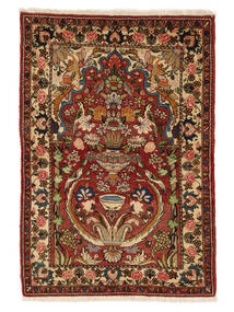  Bakhtiar Collectible Tappeto 103X151 Persiano Di Lana Nero/Rosso Scuro Piccolo Carpetvista