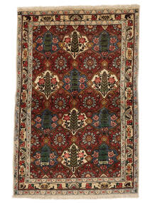 110X163 Bakhtiar Collectible Matta Orientalisk Svart/Brun (Ull, Persien/Iran) Carpetvista