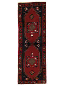 Kelardasht Rug 65X190 Runner
 Black/Dark Red Wool, Persia/Iran Carpetvista