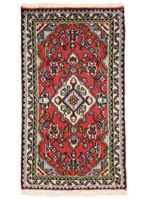 Hamadan Rug 53X91 Black/Brown Wool, Persia/Iran Carpetvista