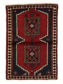  Persian Kelardasht Rug 85X125 Black/Dark Red Carpetvista