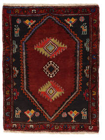 Alfombra Klardasht 80X100 Negro/Rojo Oscuro (Lana, Persia/Irán)