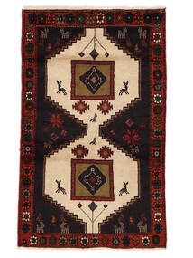 Tappeto Kelardasht 110X180 Nero/Arancione (Lana, Persia/Iran)