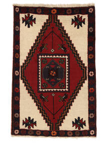 78X125 Dywan Orientalny Kelardaszt Czarny/Ciemnoczerwony (Wełna, Persja/Iran) Carpetvista