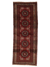 108X280 Alfombra Oriental Belouch Fine De Pasillo Negro/Rojo Oscuro (Lana, Persia/Irán) Carpetvista