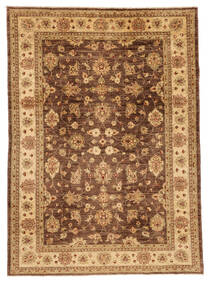 Ziegler Fine Vloerkleed 180X254 Bruin/Oranje Wol, Pakistan Carpetvista