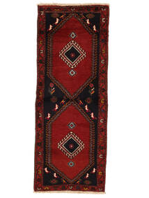  Persan Klardasht Covor 73X190 Negru/Dark Red Carpetvista