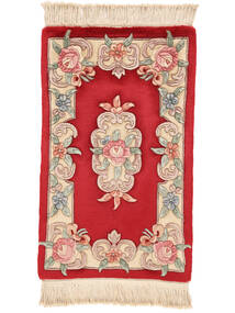 Alfombra Oriental China 90 Line 60X90 Rojo Oscuro/Beige (Lana, China)