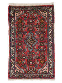 Alfombra Persa Asadabad 60X95 Negro/Rojo Oscuro (Lana, Persia/Irán)