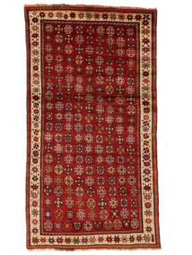  112X211 Shiraz Rug Dark Red/Black Persia/Iran Carpetvista