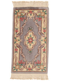  68X122 Medallion Shaggy Rug Small China 90 Line Wool, Carpetvista