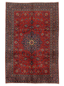 258X388 Dywan Orientalny Saruk Ciemnoczerwony/Czarny Duży (Wełna, Persja/Iran) Carpetvista