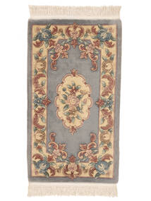  Oosters China 90 Line Vloerkleed 69X122 Bruin/Donkergrijs Wol, China Carpetvista