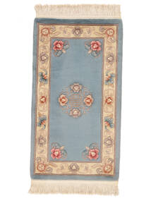  Oosters China 90 Line Vloerkleed 69X122 Bruin/Donkergrijs Wol, China Carpetvista