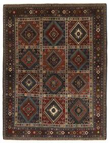  Persian Yalameh Rug 149X195 Black/Brown (Wool, Persia/Iran)