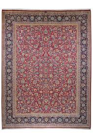 Tappeto Kirman 279X374 Rosso Scuro/Rosso Grandi (Lana, Persia/Iran)