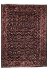  Persian Bidjar With Silk Rug 251X344 Black/Dark Red