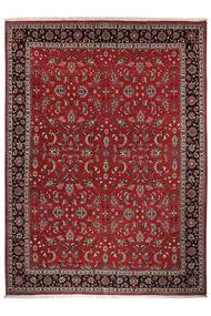 Alfombra Oriental Bidjar Con De Seda 250X347 Rojo Oscuro/Negro Grande (Lana, Persia/Irán)