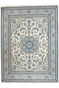 Nain Rug Rug 201X269 Dark Grey/Green Wool, Persia/Iran