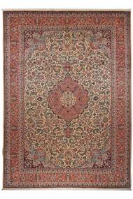  Sarouk Rug 255X353 Persian Wool Brown/Dark Red Large