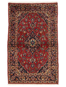  Keshan Rug 104X161 Persian Wool Dark Red/Black Small Carpetvista