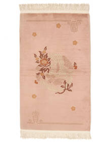  91X152 Medaille Klein China 90 Line Vloerkleed Wol, Carpetvista