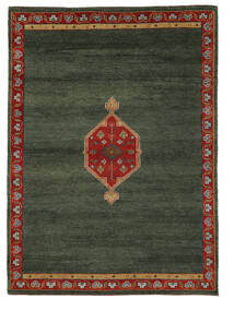 171X239 Gabbeh Rustic Teppe Moderne Svart/Mørk Rød (Ull, Persia/Iran) Carpetvista