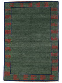 168X240 Gabbeh Rustic Teppich Moderner Schwarz/Dunkelrot (Wolle, Persien/Iran) Carpetvista