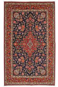 Alfombra Qum Kork/De Seda 143X232 Rojo Oscuro/Negro (Lana, Persia/Irán)