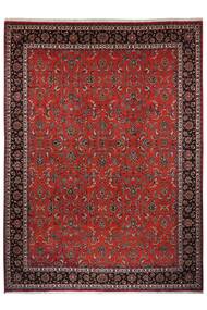 Tappeto Orientale Bidjar Con Di Seta 254X352 Rosso Scuro/Nero Grandi (Lana, Persia/Iran)