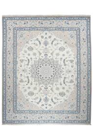  Orientalischer Nain Teppich 255X310 Grau/Dunkelgrau Großer Wolle, Persien/Iran