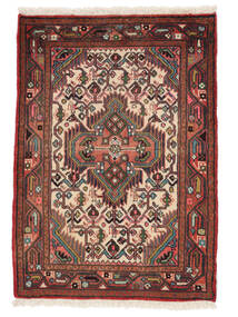  Perzisch Hamadan Vloerkleed 80X112 Donkerrood/Zwart Carpetvista