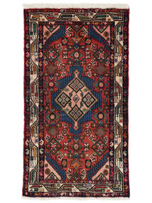  Persian Hamadan Rug 82X133 Black/Dark Red Carpetvista