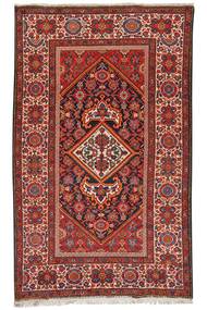 159X264 Farahan Vloerkleed Oosters Donkerrood/Zwart (Wol, Perzië/Iran)