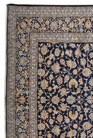  Oriental Keshan Rug 263X370 Black/Brown Large Wool, Persia/Iran