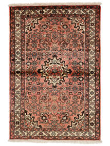  102X154 Hosseinabad Fine Teppe Brun/Svart Persia/Iran Carpetvista