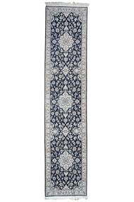 69X313 Alfombra Nain 9La Oriental De Pasillo Gris Oscuro/Gris (Lana, Persia/Irán)