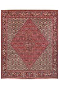  Bidjar Rug 249X301 Persian Wool Dark Red/Brown Large