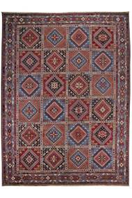 Tappeto Yalameh 252X340 Rosso Scuro/Nero Grandi (Lana, Persia/Iran)