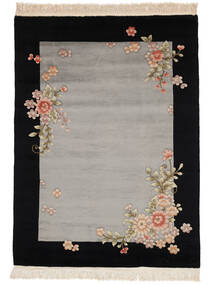 Alfombra Oriental China 90 Line 170X230 Negro/Naranja (Lana, China)