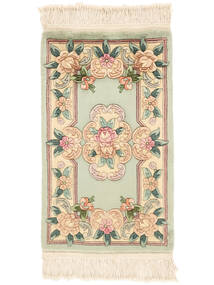 China 90 Line Rug 52X88 Beige/Green Wool, China Carpetvista