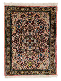 Hamadan Tæppe 59X78 Sort/Brun Uld, Persien/Iran Carpetvista