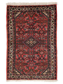  Persan Asadabad Covor 60X90 Negru/Dark Red Carpetvista