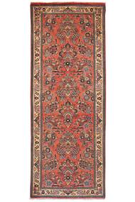 Alfombra Oriental Sarouk 78X203 De Pasillo Rojo Oscuro/Marrón (Lana, Persia/Irán)